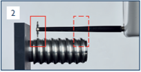 Alignment on thread section